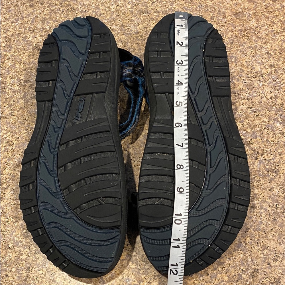 Teva Blue Black Gray Water Hiking Sport Sandals US Size 11 - Picture 6 of 17